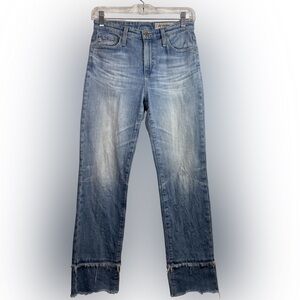 AG Adriano Goldschmied Light  wash Straight  Leg Jeans Womens 25 R